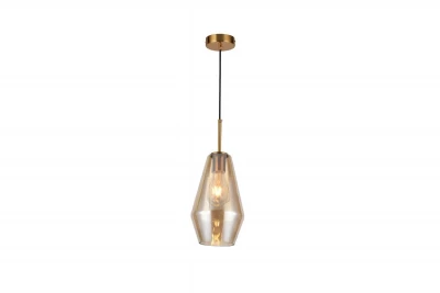 Dekor Lime 397 mm høj moderne ravfarvet pendellampe 7900
