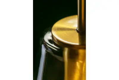 Dekor Lime 397 mm høj moderne ravfarvet pendellampe 7900