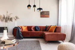 Decor Lender moderne hængelampe af metal og glas med 3 lyskilder 9270