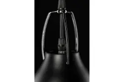 Decor Orient kegleformet metalpendellampe sort med kontrasterende hvid inderside 4475