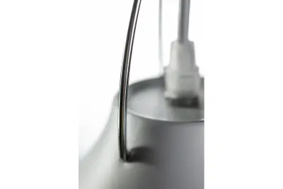 Dekor Orient konisk metalpendel lampe hvid 4451