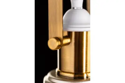 Dekor Zenit metal kuppelformet grå pendellampe med metallisk finish 4895
