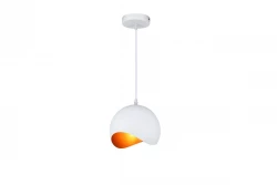 Dekor Mavia kugleformet hvid guld pendellampe 4949