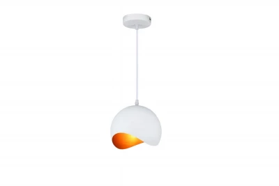 Dekor Mavia kugleformet hvid guld pendellampe 4949