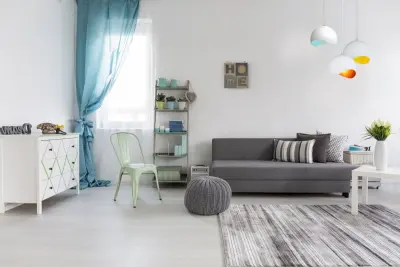 Decor Mavia kugleformet hvid-gul loftslampe 4987