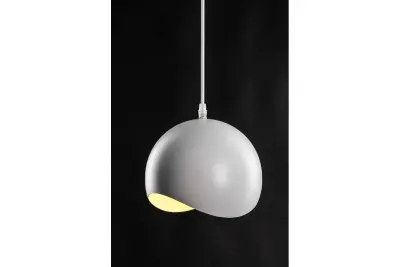 Decor Mavia kugleformet hvid-gul loftslampe 4987
