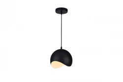 Decor Mavia kugleformet sort pendellampe 0931
