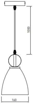 Dekor Kerala hvid elegant hængelampe 3253
