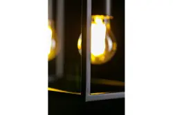 Decor Diu sort geometrisk hængelampe med 2 lyskilder bredde 30 cm 3628