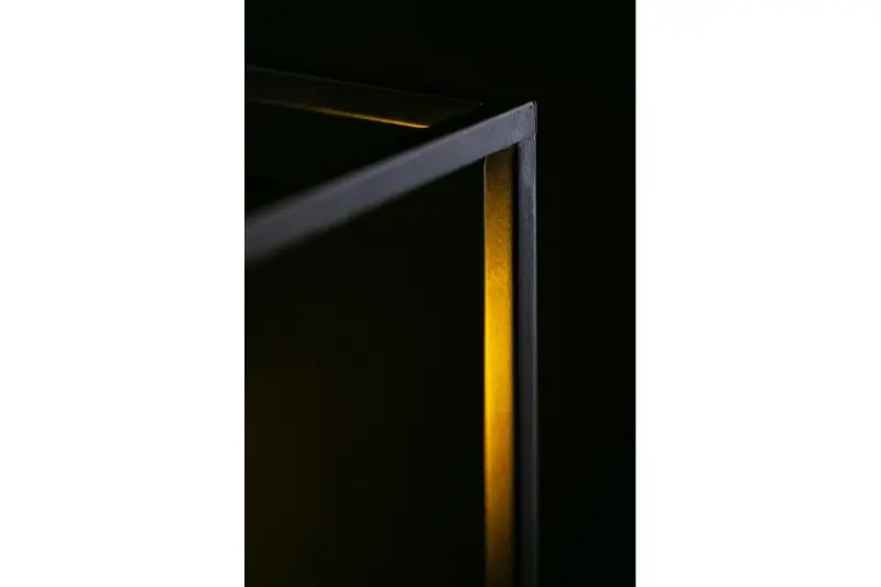 Decor Diu black geometric pendant lamp with 2 light sources width 30 cm 3628