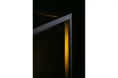 Decor Diu sort geometrisk hængelampe med 4 lyskilder, bredde 60 cm 3635