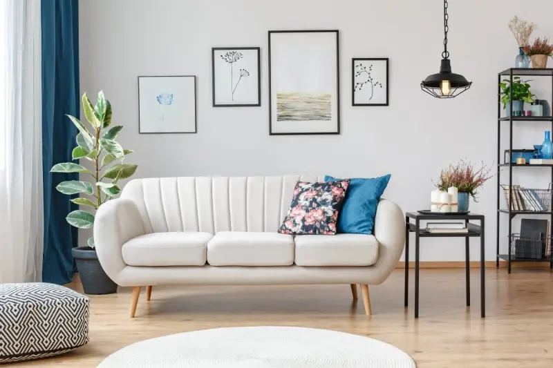 Decor Lars sort pendel med industrielt sort gitter, diameter 26 cm 2233