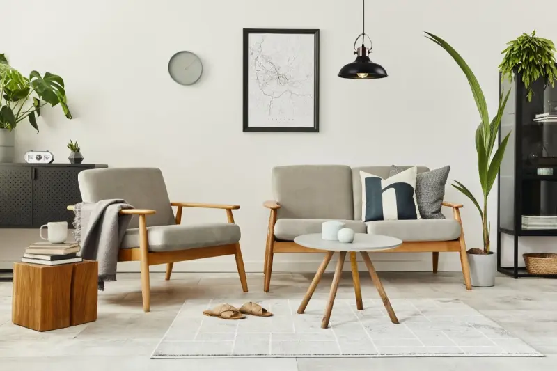 Decor Mees sort metal pendellampe med skærmbeslag i form af en petroleums lampe 2363