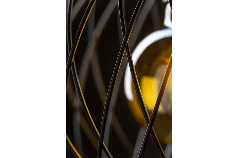 Decor Viela sort trådramme metalpendellampe kugleformet diameter 25 cm 6972