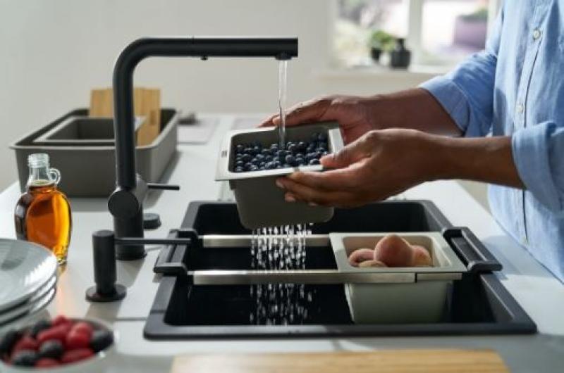 Franke Universal tilbehør alt i sæt 4, skærebræt, indsatsbakke, afdrypningsmåtte og opbevaringsbakke 112.0655.488