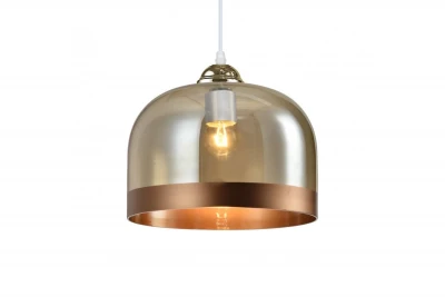 Decor Lati cylindrisk ravfarvet pendellampe glas diameter 23,5 cm 7146