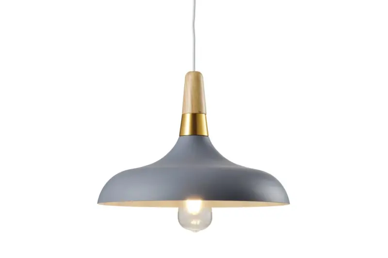 Decor Skandi moderne grå hængelampe 35 cm i diameter 7368