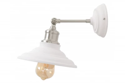 Decor Loret justerbar hvid væglampe 20 cm diameter 7871