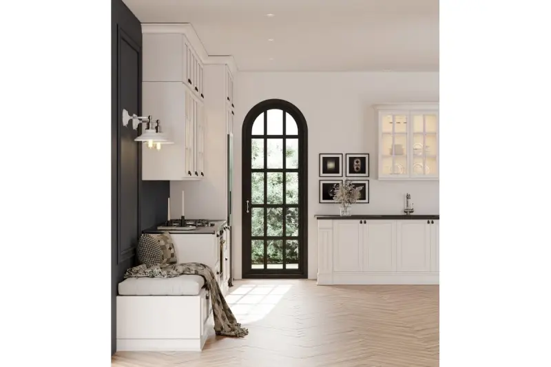 Decor Loret justerbar hvid væglampe med afbryder 20 cm diameter 8267