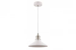 Decor Loret tidløs hvid hængelampe 20,5 cm diameter 9691