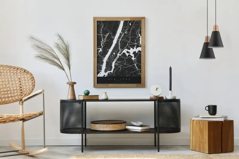 Décor Gianni stilfuld sort kobber hængelampe 22 cm diameter 9974