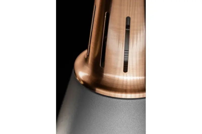 Decoreer Gianni stilfulde grå kobber hængelampe 22 cm i diameter 8051