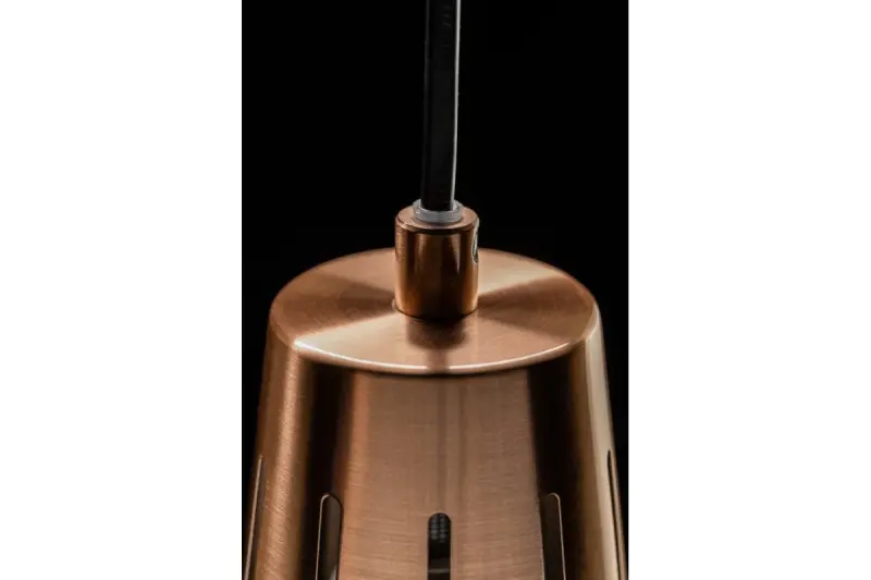 Decoreer Gianni stilfulde grå kobber hængelampe 22 cm i diameter 8051