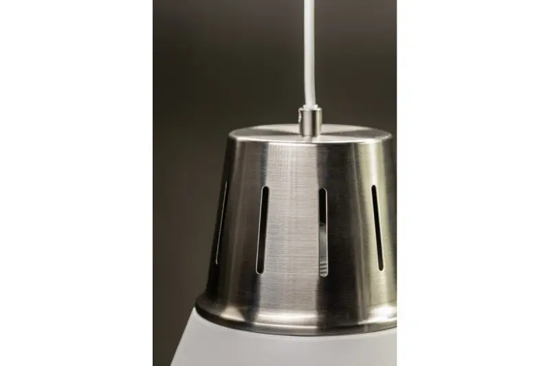 Dekoration Gianni stilfuld hvid pendellampe 22 cm i diameter 8075