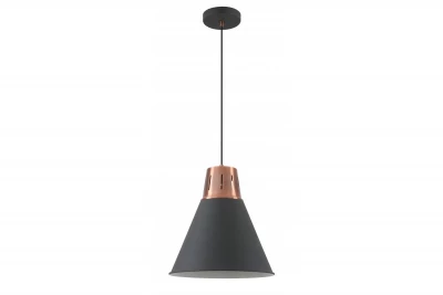 Decor Gianni stilfuld sort kobber pendellampe 32 cm i diameter 8105