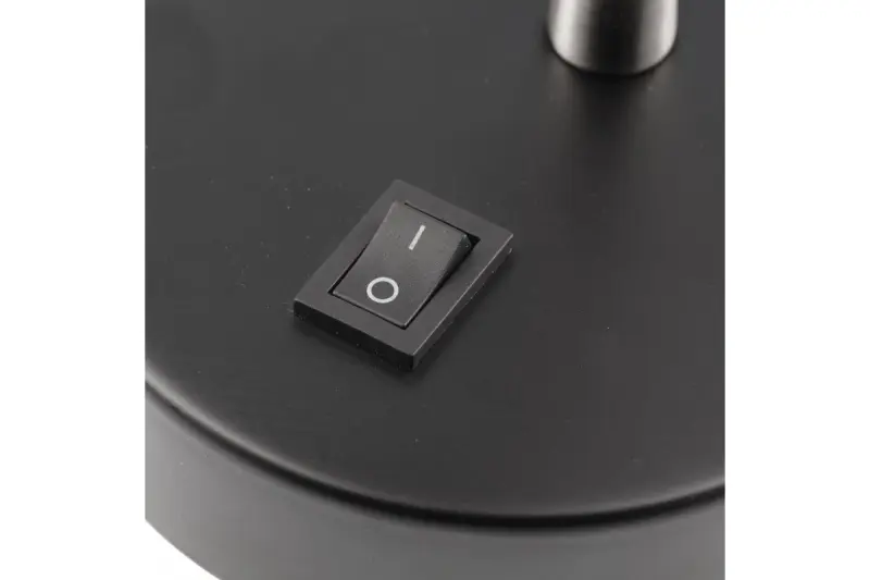 Decor Etore sort væglampe med metalarm 11 cm i diameter 1860