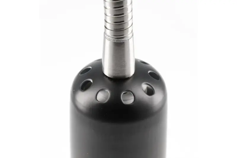 Decor Etore sort væglampe med metalarm 11 cm i diameter 1860