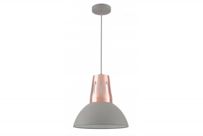 Decor Artemia grå pendel med industriel finish, 34,5 cm diameter, 2447