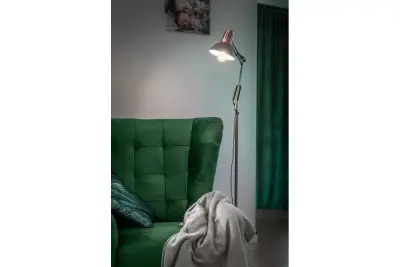 Dekor Artemia grå gulvlampe lang metalarm diameter 16,5 cm 2300