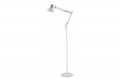 Decor Artemia hvid gulvlampe lang metalarm diameter 16,5 cm 2409