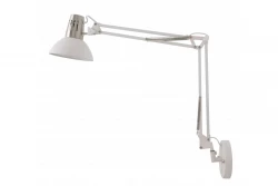 Decor Artemia hvid væglampe med metalarm og hvid inderside, diameter 16,5 cm 2249