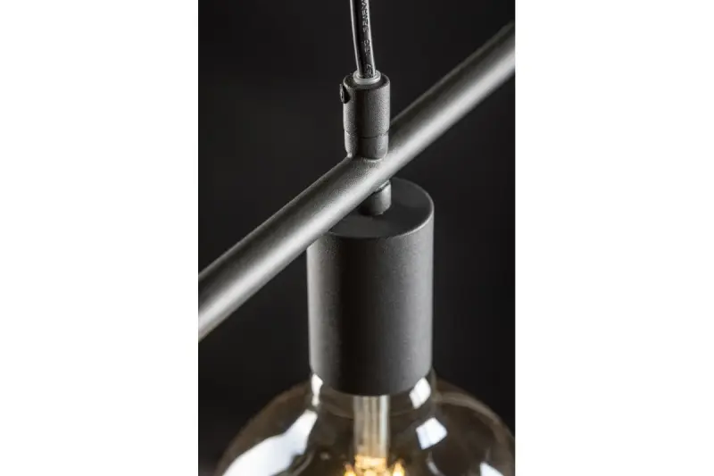 Decor Lija grå én-punkts firkantet hængelampe 2836