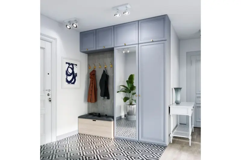 Decor Wally loftlampe eller væglampe hvid med bevægelig hoved 2 lyskilder 4373