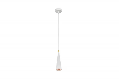 Dekor Evi konisk aluminiums pendel lampe hvid 4397