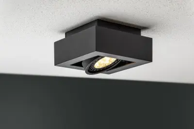 Decor Loid funktionel sort 1-punkts loftlampe med 1 lyskilde 4687