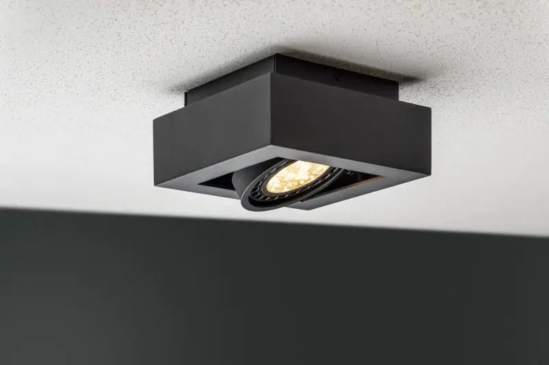 Decor Loid funktionel sort 1-punkts loftlampe med 1 lyskilde 4687