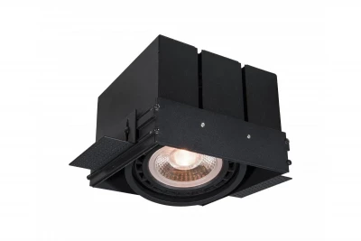 Decor Milo sort indbygget loftlampe uden ramme med 1 lyskilde 4731