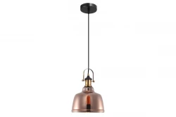 Decor Muscari II hængelampe kobberfarvet i metallic udførelse og messing lampeholder 3787