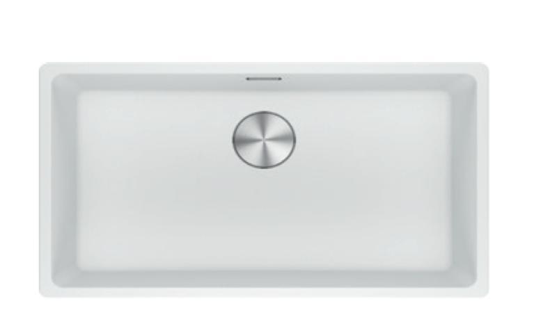 Franke Maris MRG 110-72 Fragranite polar white undermount sink