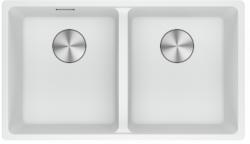 Franke Maris MRG 220-35-35 Fragranite Polar hvid dobbeltvask til planmontering