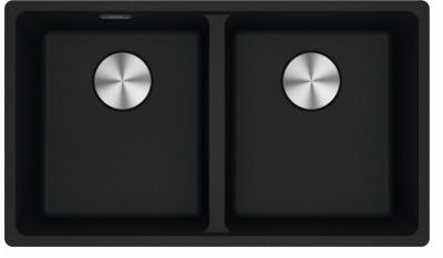 Franke Maris MRG 220-35-35 Fragranite onyx dobbelt vask flad indbygning