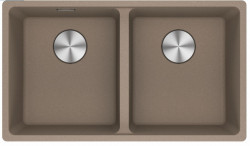 Franke Maris MRG 120-35-35 Fragranite Oyster dobbelt vask undermonteret