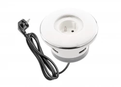 Indux Cover indbygget jordforbindelse mat hvid Stik med låsbart låg 1208957925