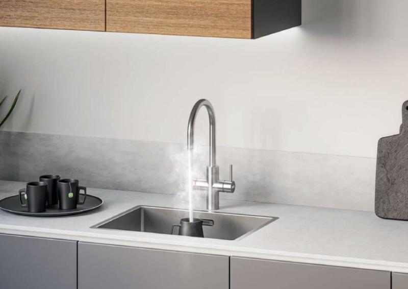 Franke Maris vand-hub 4L kedel 3-i-1 med Touch elektronisk kogende vandhane rustfrit stål med vandhub bypass 1208957944