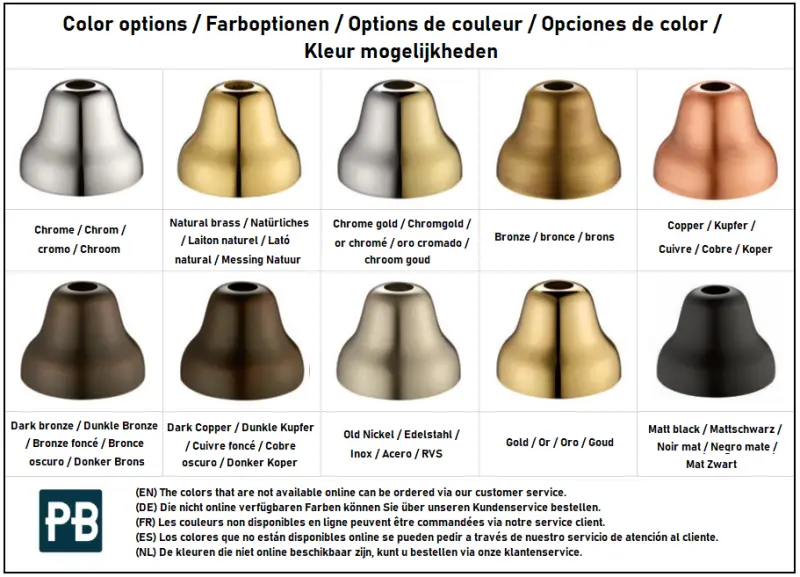 PB klassisk indbygget vandhane Omstillehane 2-vejs Krom 1208958344