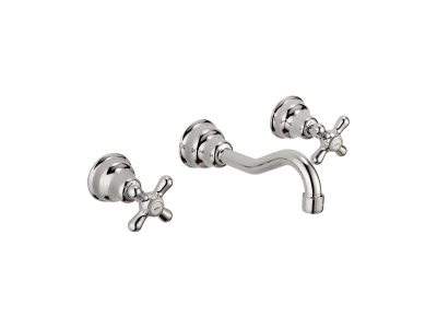 Huber Croisette 3-hole Washbasin Mixer Chrome CS00351021